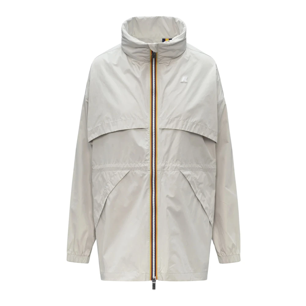 K-Way Kvinno Grå Jackor Dam, Xs, Polyester, Aubeline Memory Touch Jacket