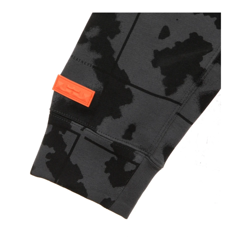 Nike LeBron Hoodie met Rits Gray Heren