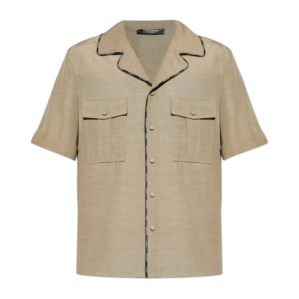 Shirts > Short Sleeve Shirts - - Balmain - Modalova