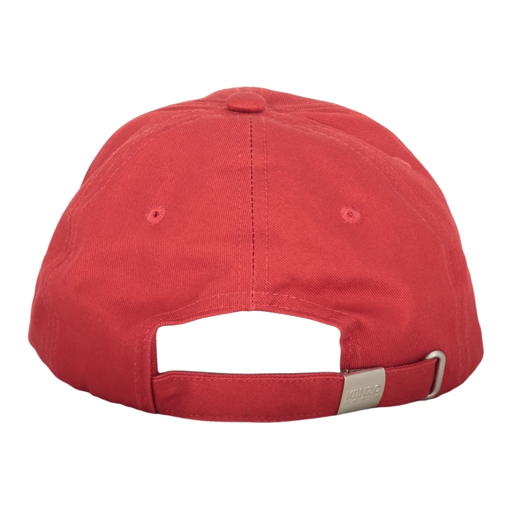 Kenzo Katoenen Baseballpet met Frontlogo Red Heren