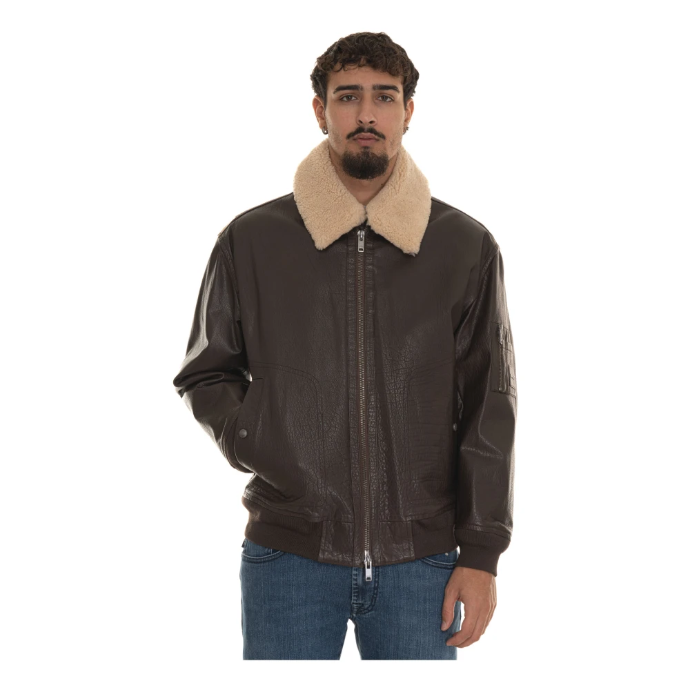 Boss Pufferjas Brown Heren