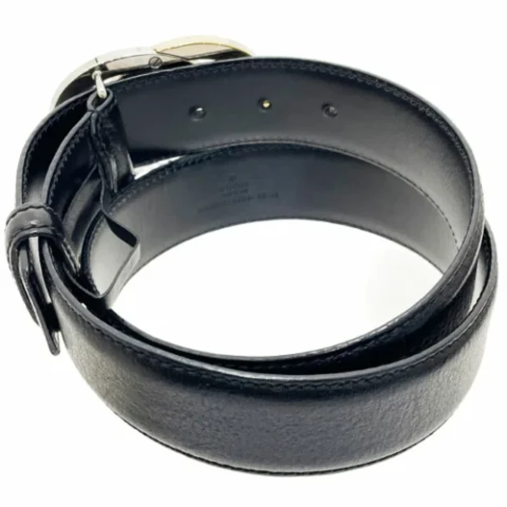 Gucci Vintage Pre-owned Leather belts Black Heren