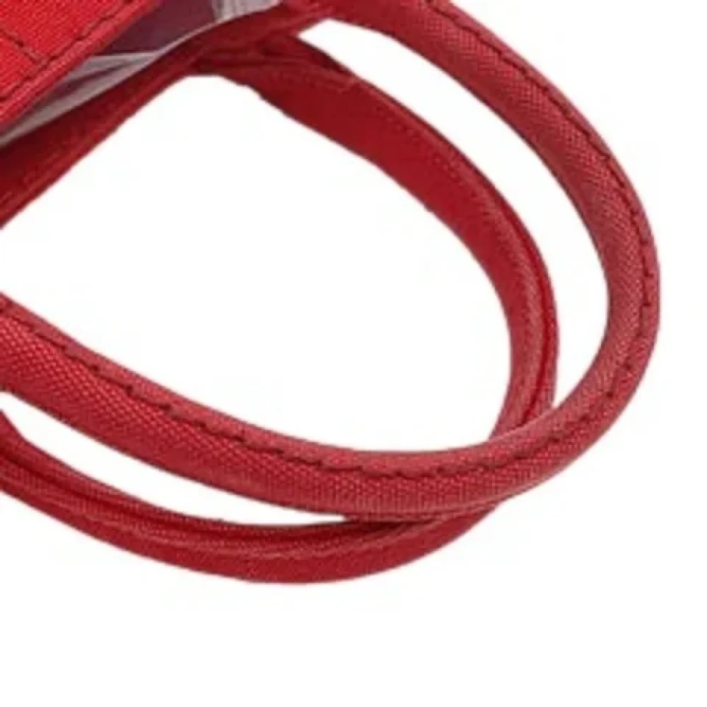 Prada Vintage Pre-owned Leather prada-bags Red Dames