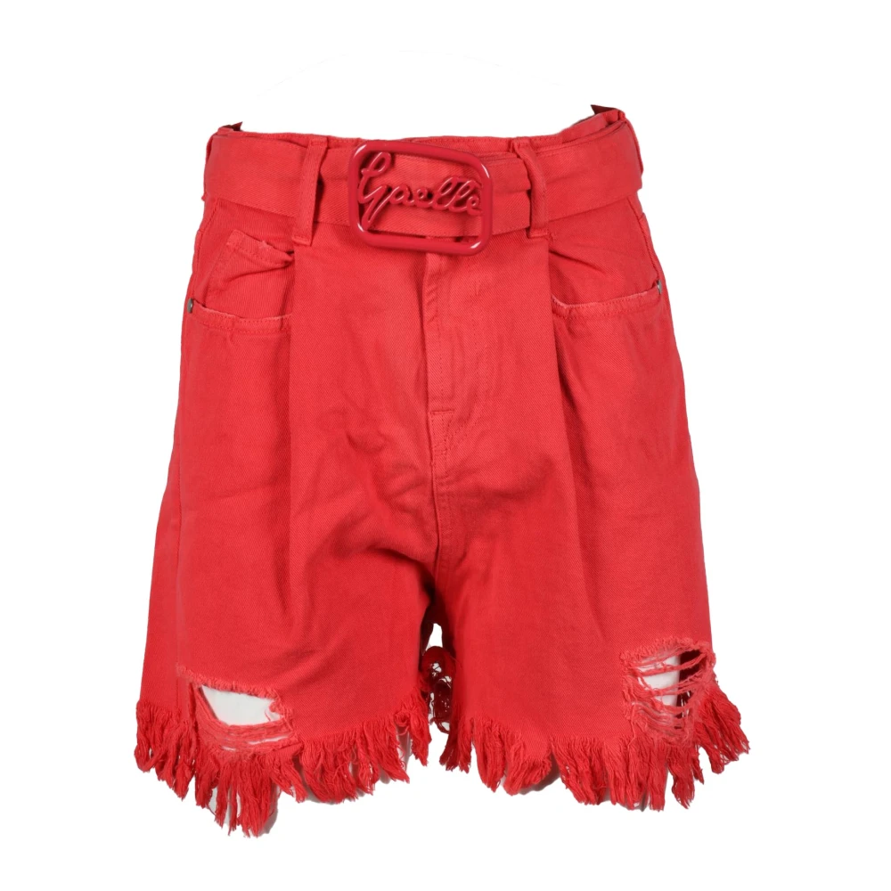 Gaëlle Paris Katoenen shorts voor heren Red Dames