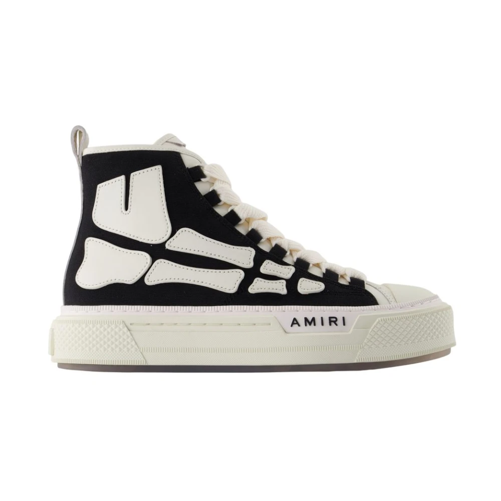 Amiri Black Sneakers, Male, 9 Uk, Skel Court Hi Trainers