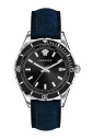 montre-analogique-en-daim-bleu