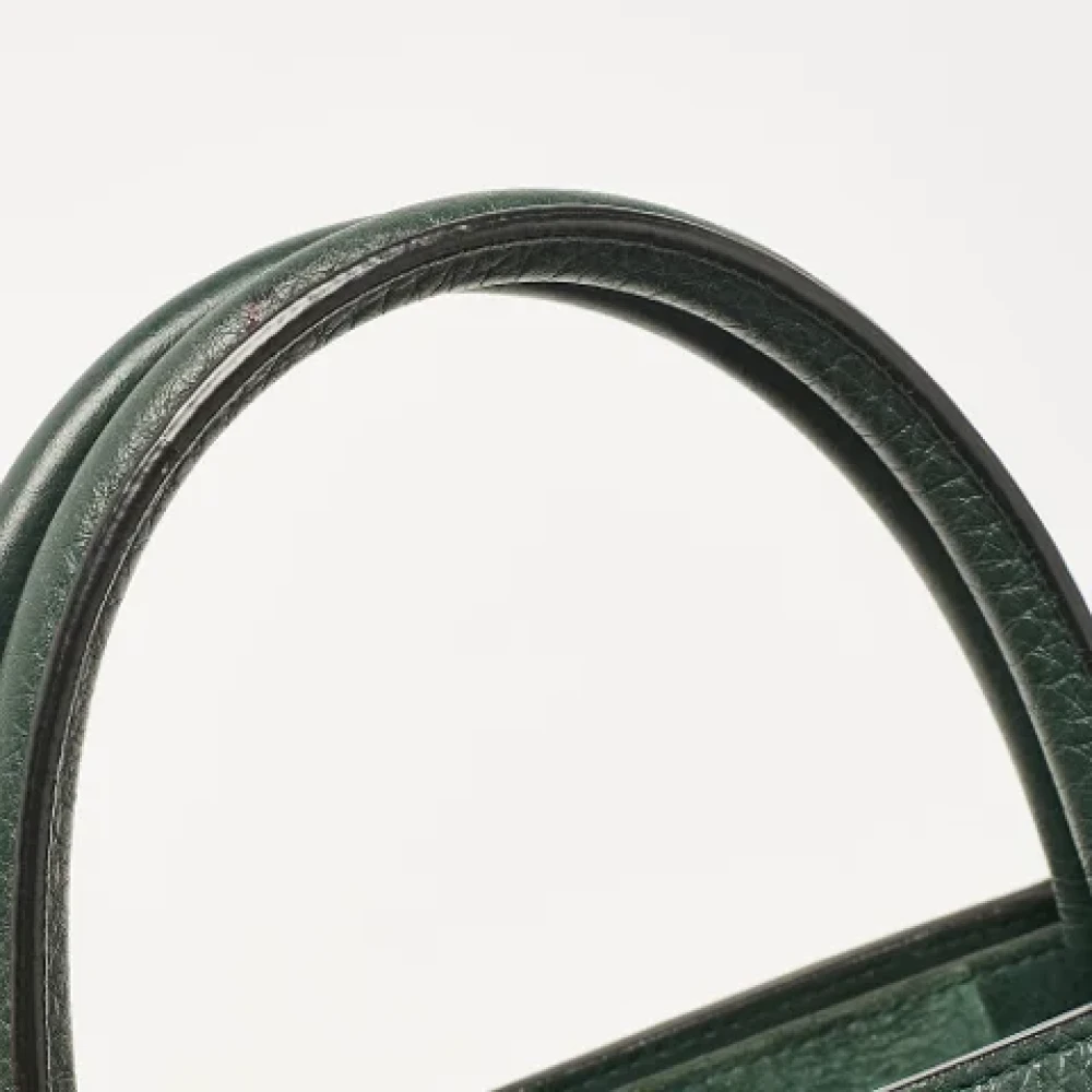 Dior Vintage Pre-owned Leather dior-bags Green Dames