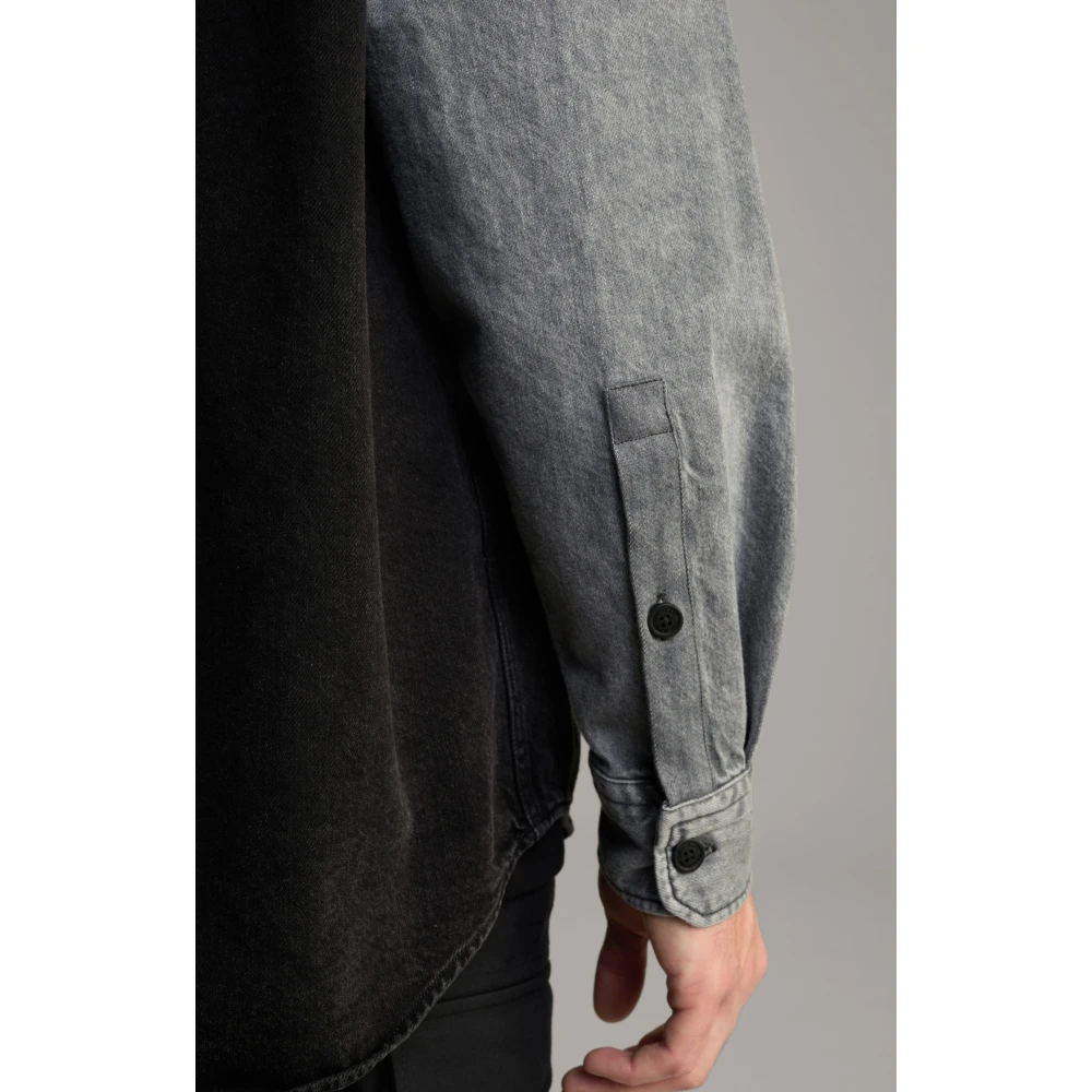 Joop! Stijlvolle denim shirt met twee tinten Black Heren