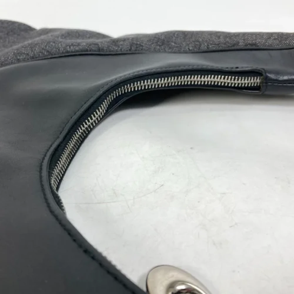 Bvlgari Vintage Pre-owned Canvas handbags Black Dames