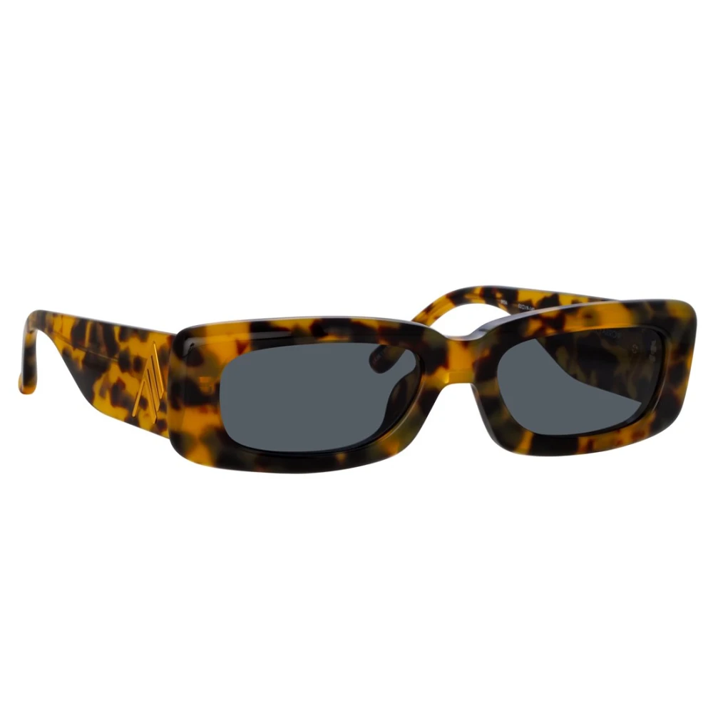 The Attico Brown Authentic Mini Marfa Glasses - Unisex - Sunglasses - One Size - Accessories