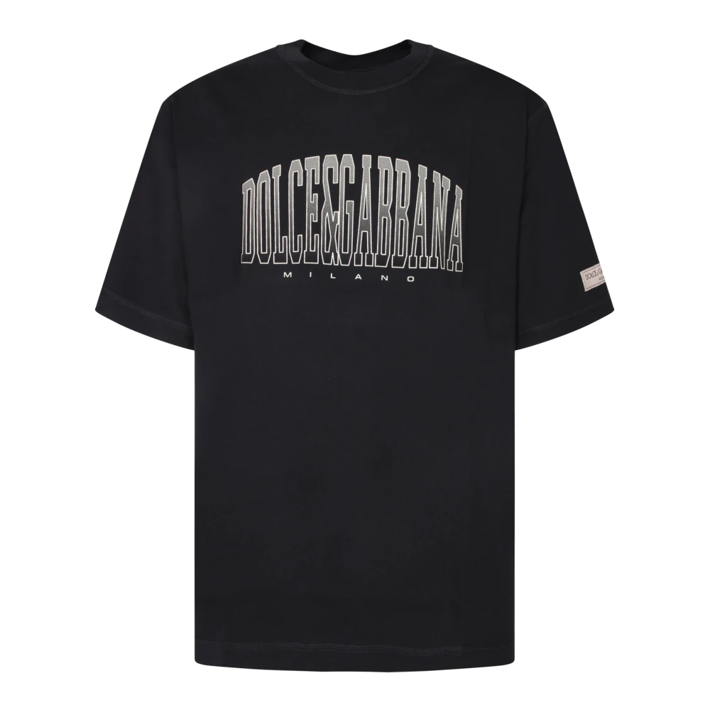 Dolce & Gabbana Zwarte T-shirts & Polos voor mannen Black Heren