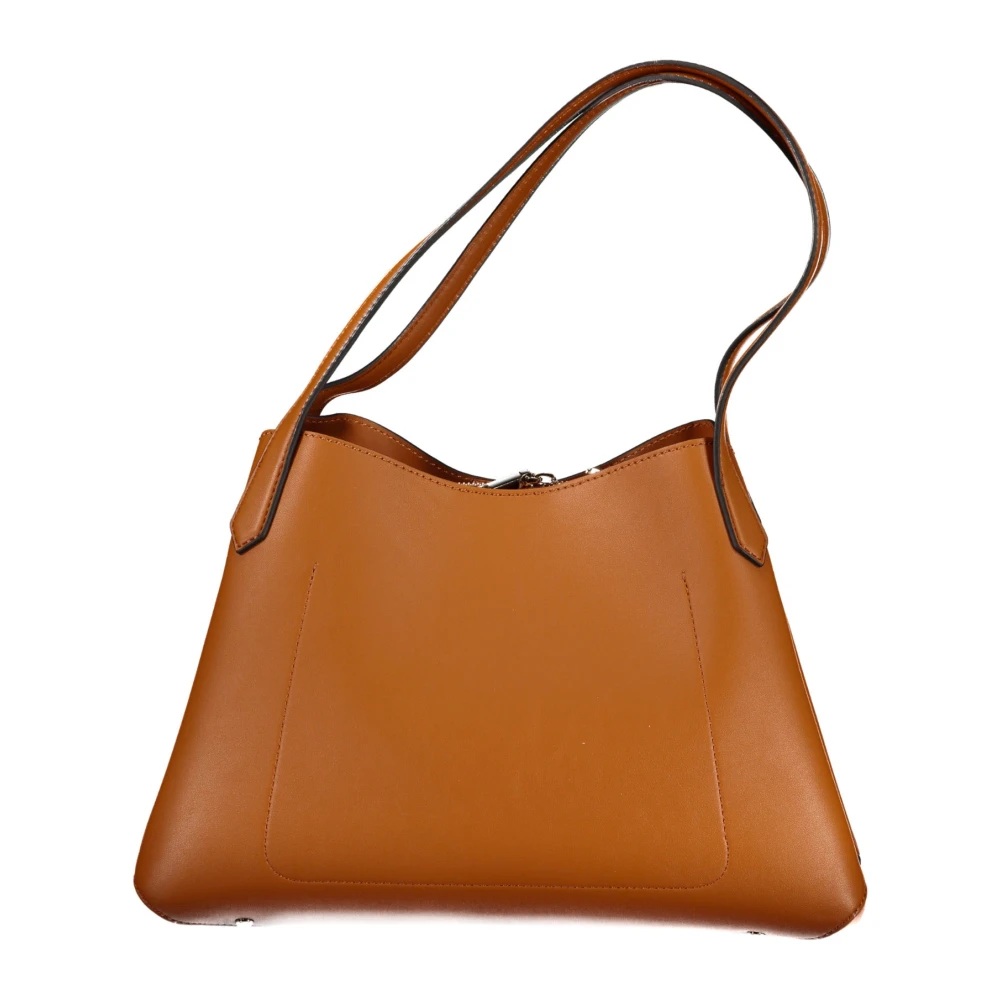 Guess Bruine Schoudertas met Meerdere Compartimenten Brown Dames