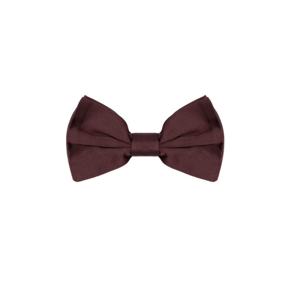 Dolce & Gabbana Men's Red Silk Bow Tie