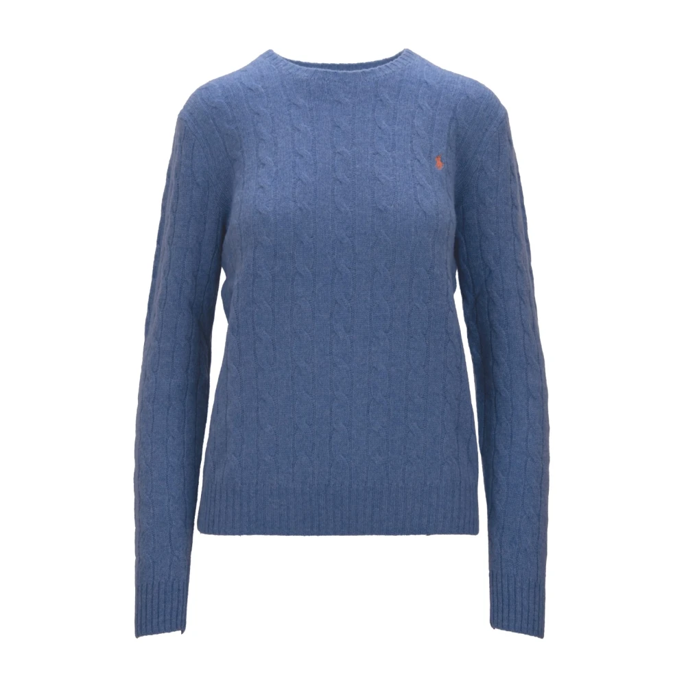 Ralph Lauren Women's Blue Round-Neck Knitwear, L, Round-Neck Knitwear