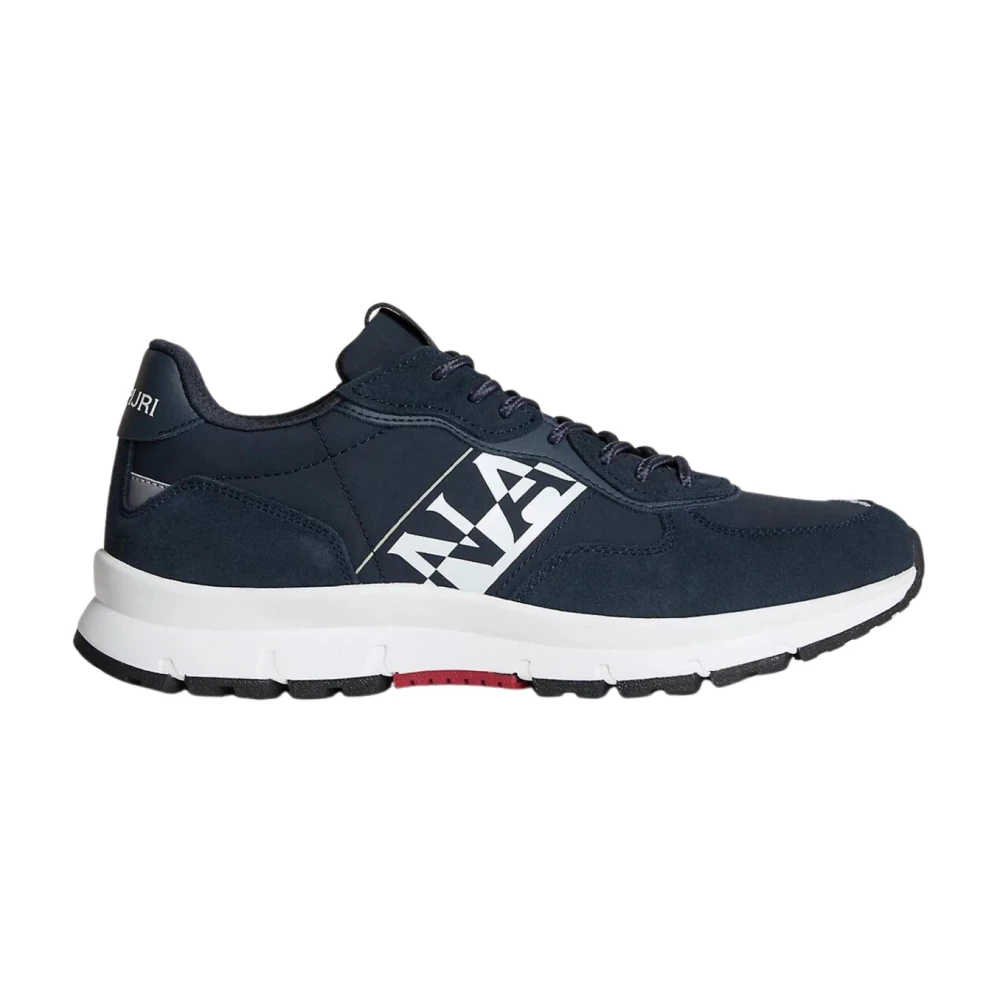 Napapijri Blauwe Hardloopschoenen Polyester/Leer Heren Schoenen