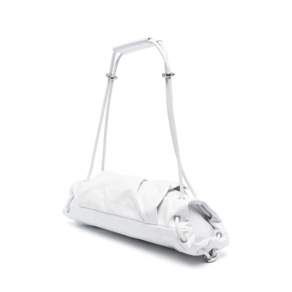 Diesel Witte Schoudertas met Omslag en Ritszak White Dames