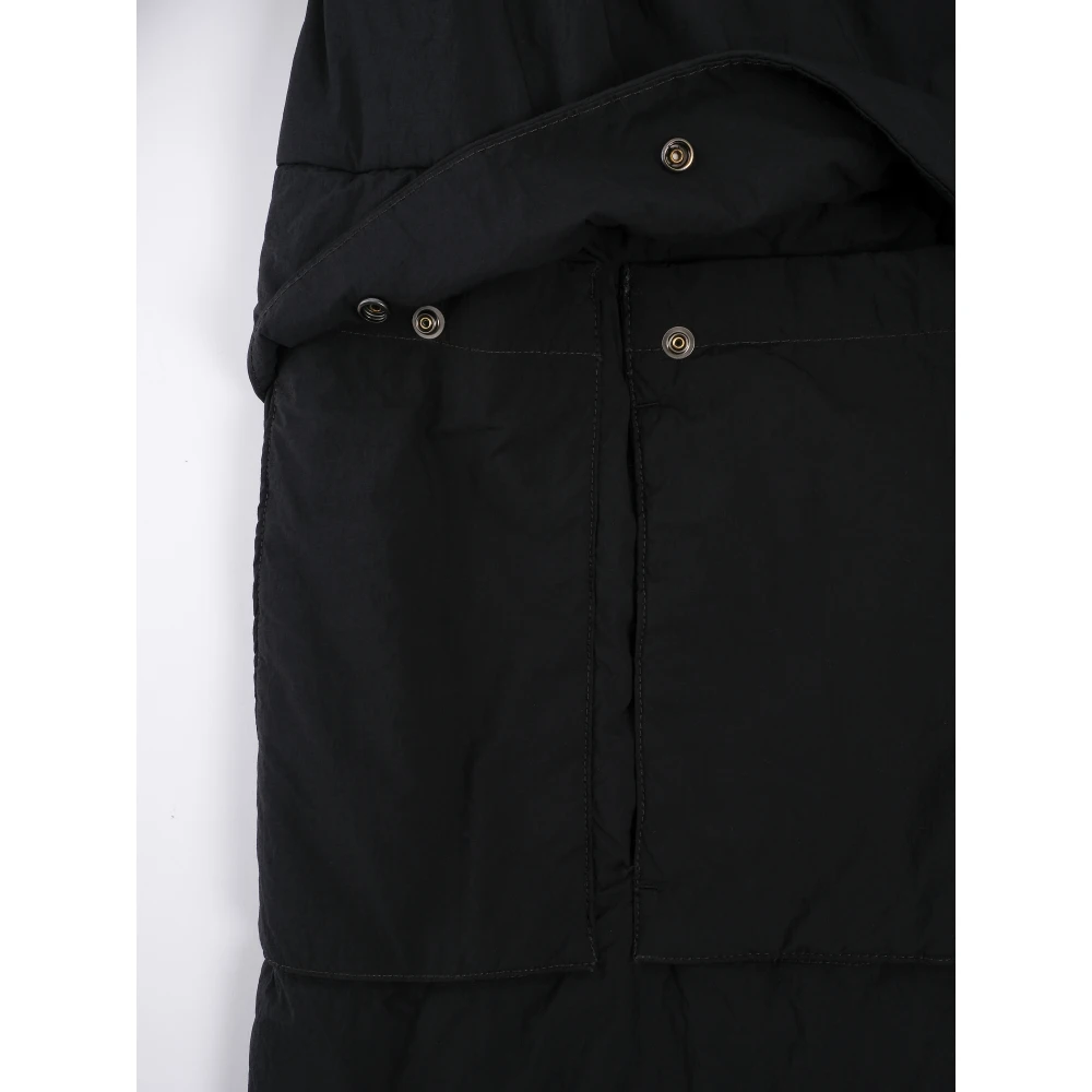 Ten C Zwarte Parka Mid Layer Jas Black Heren