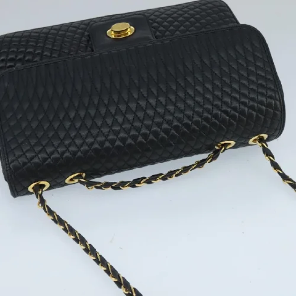 Bally Pre-owned Leather shoulder-bags Black Dames