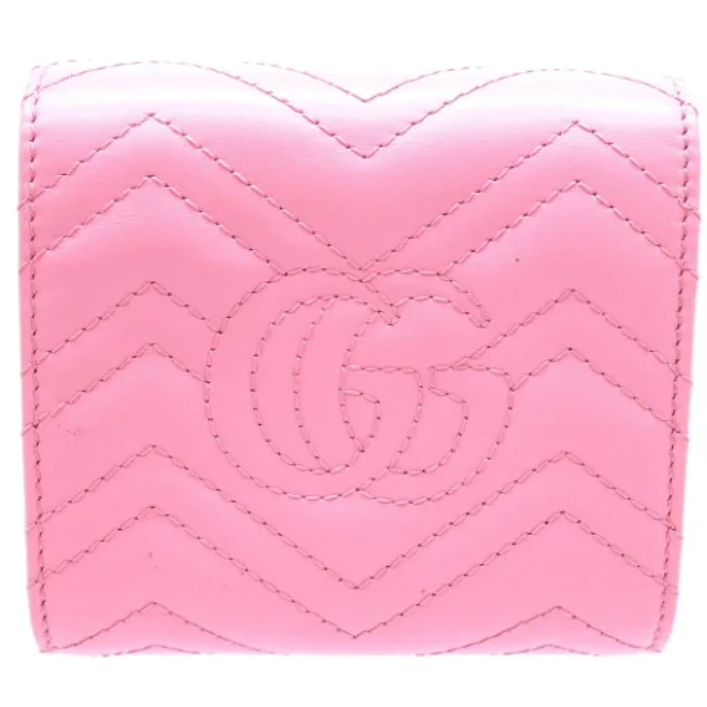 Gucci Vintage Pre-owned Leather wallets Pink Dames