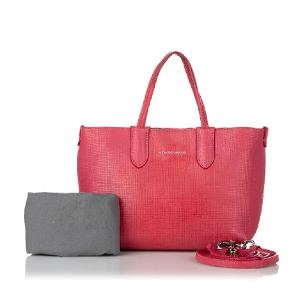 Alexander McQueen Pre-owned Leather totes Pink Dames