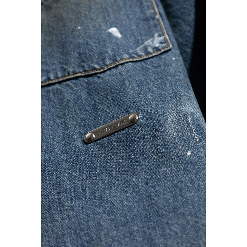 Helmut Lang Denim shirt met vintage effect Blue Heren