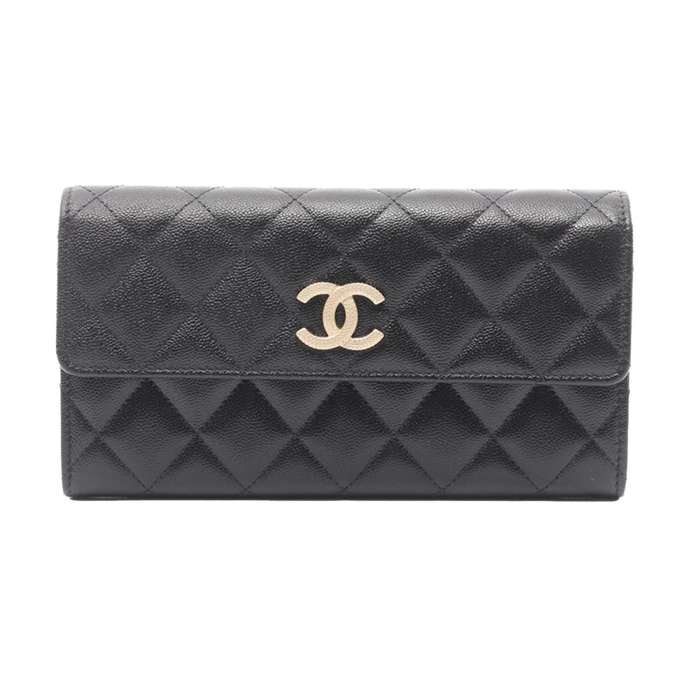 Chanel Vintage Damen Schwarz Pre-Owned, K, One Sizegröße: