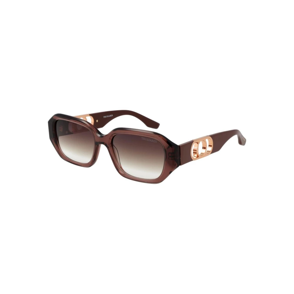 Trussardi Women's Brown Sunglasses, One Size, Acetate Sunglasses