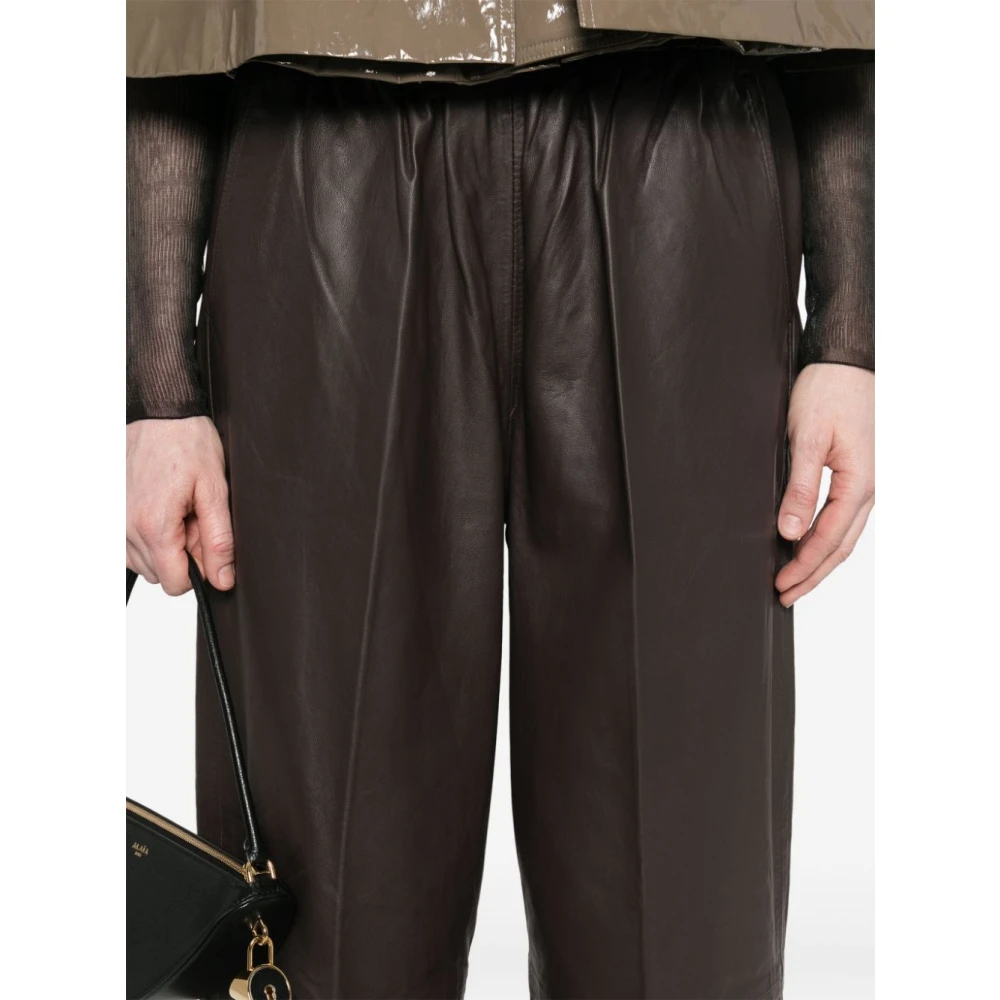 Birgitte Herskind Bordeaux Lamsleren Broek Rechte Pijp Red Dames