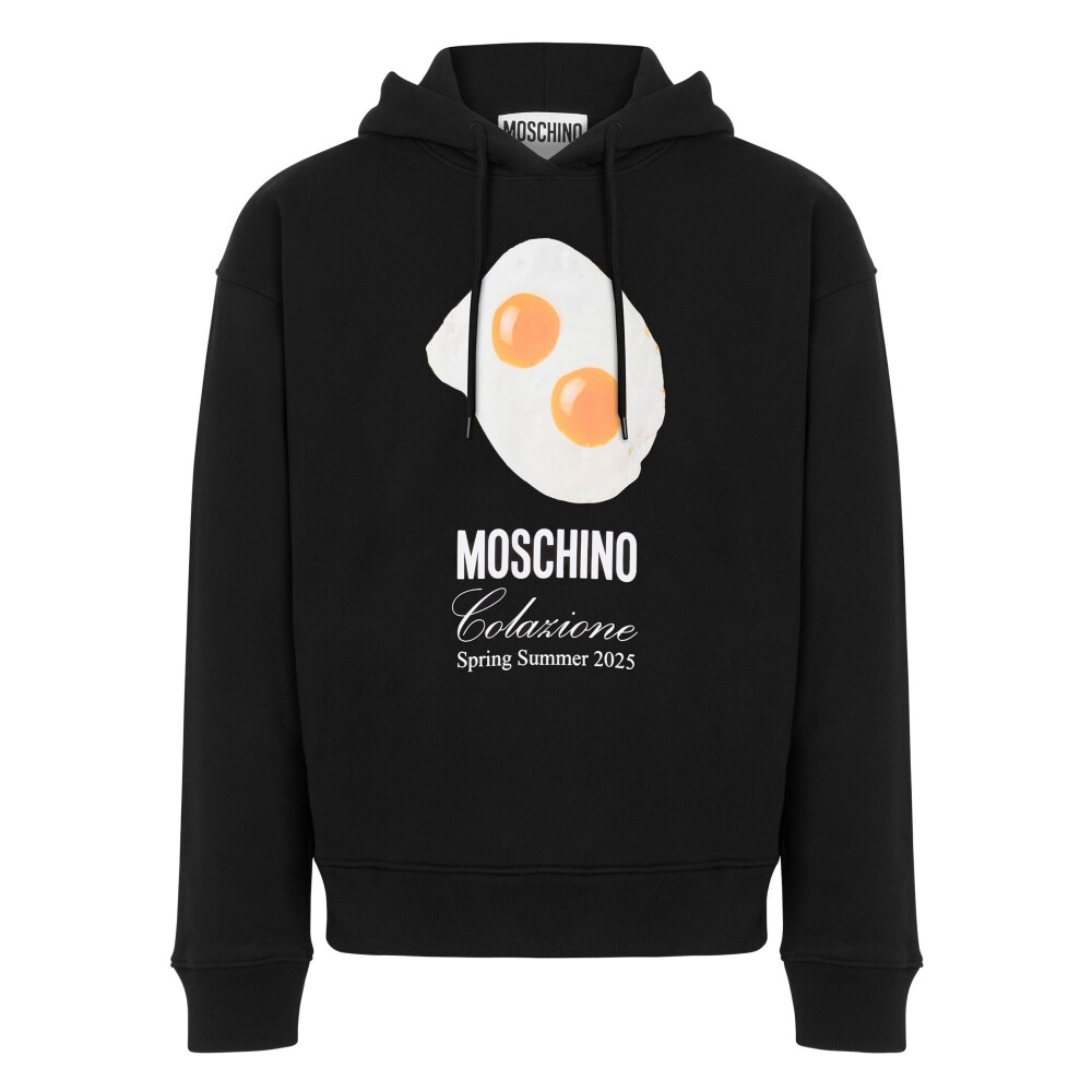 Moschino black hoodie on sale