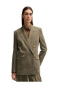 blazer-vert-melange-sharkskin-coupe-tailleur