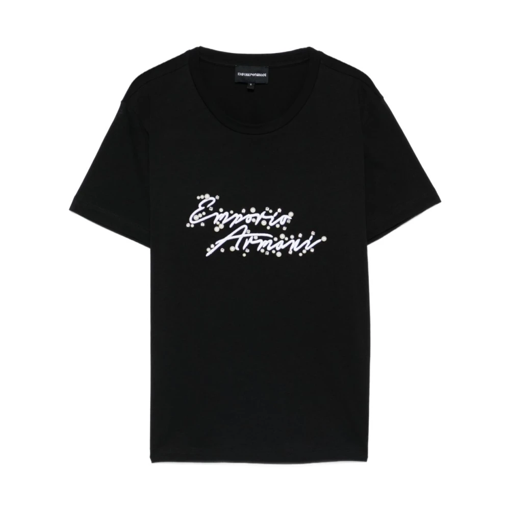 Emporio Armani Mujer Negro Camisetas, Talla: M