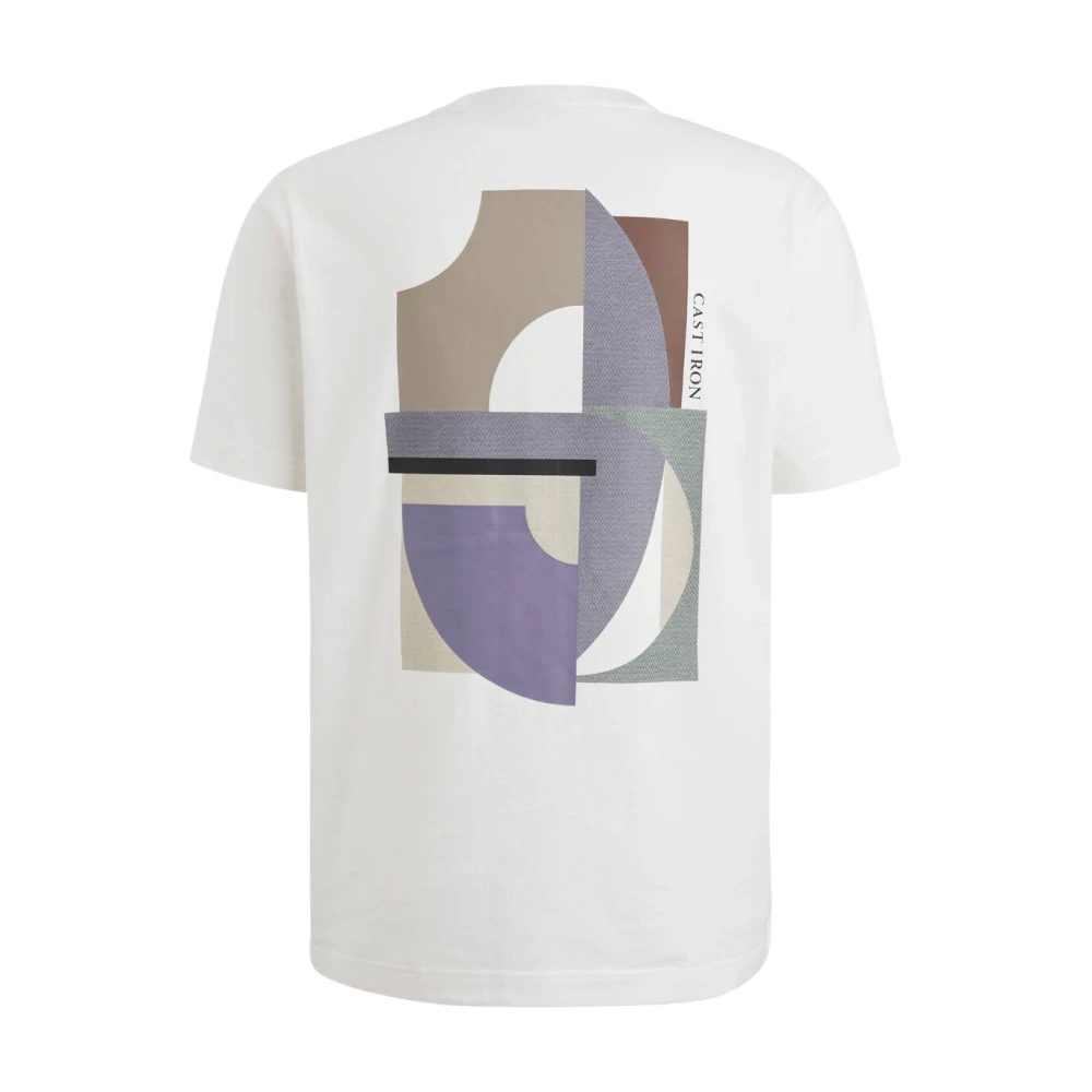 Cast Iron Korte Mouw Regular Fit T-shirt White Heren