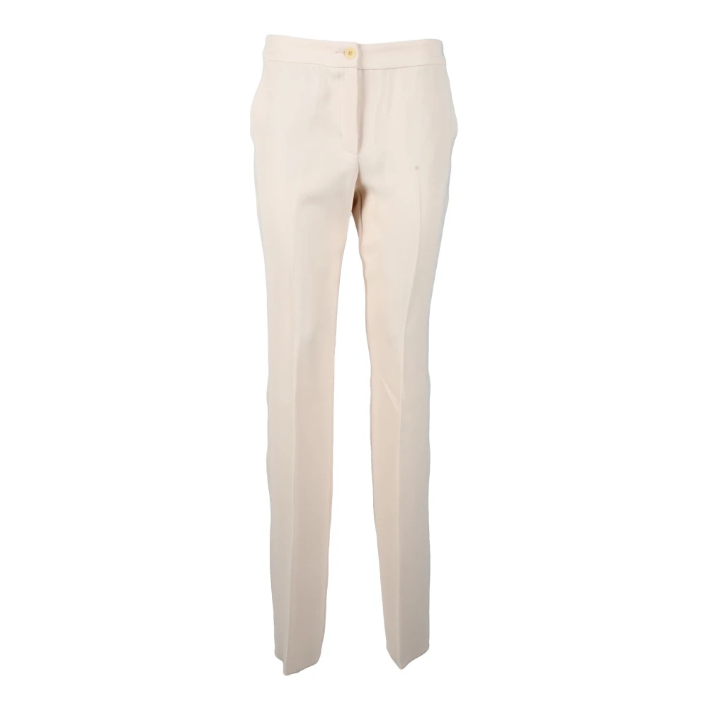 Pennyblack Elegante Triacetaat Polyester Broek White Dames
