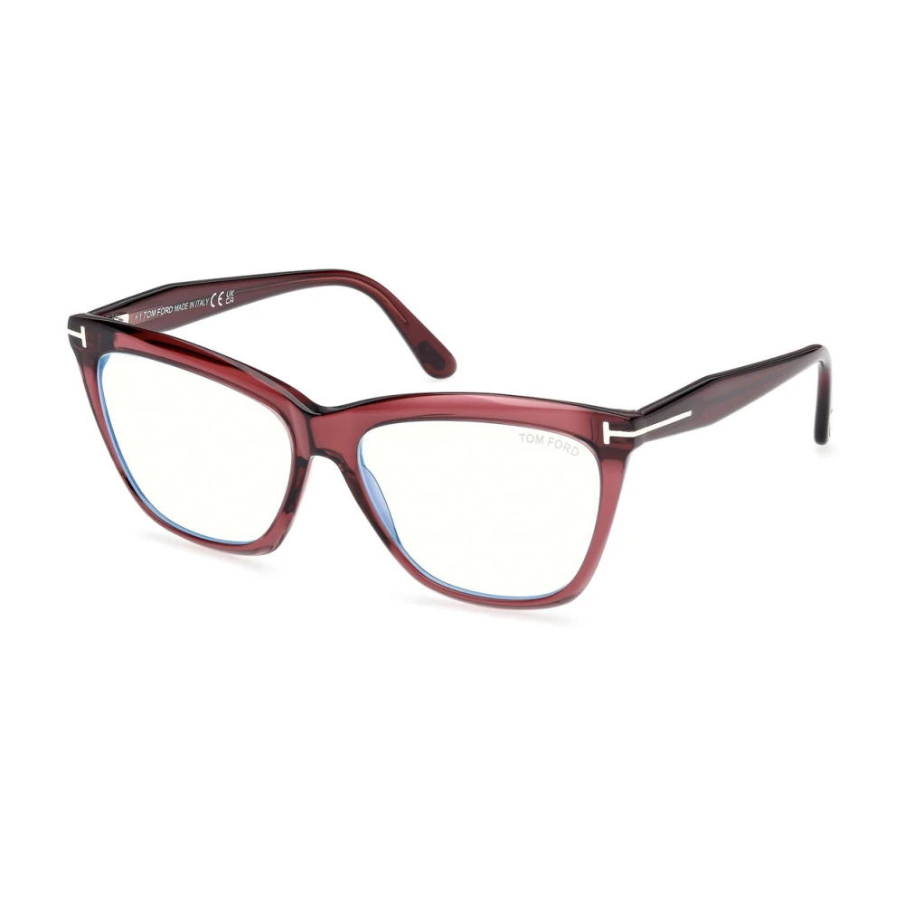 Tom Ford Red Glasses, Female, 56 Mm, Ft6064b 071 Optical Frame