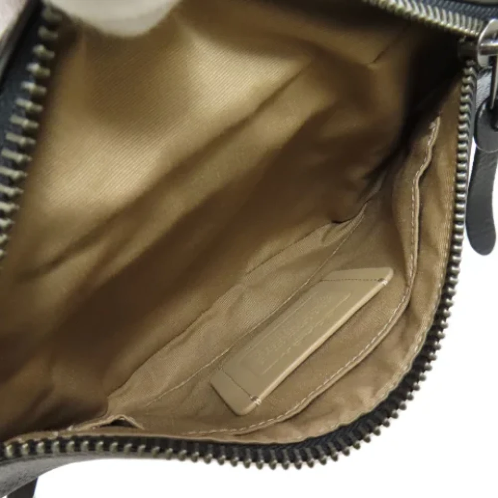 Coach Pre-owned Canvas crossbody-bags Beige Dames