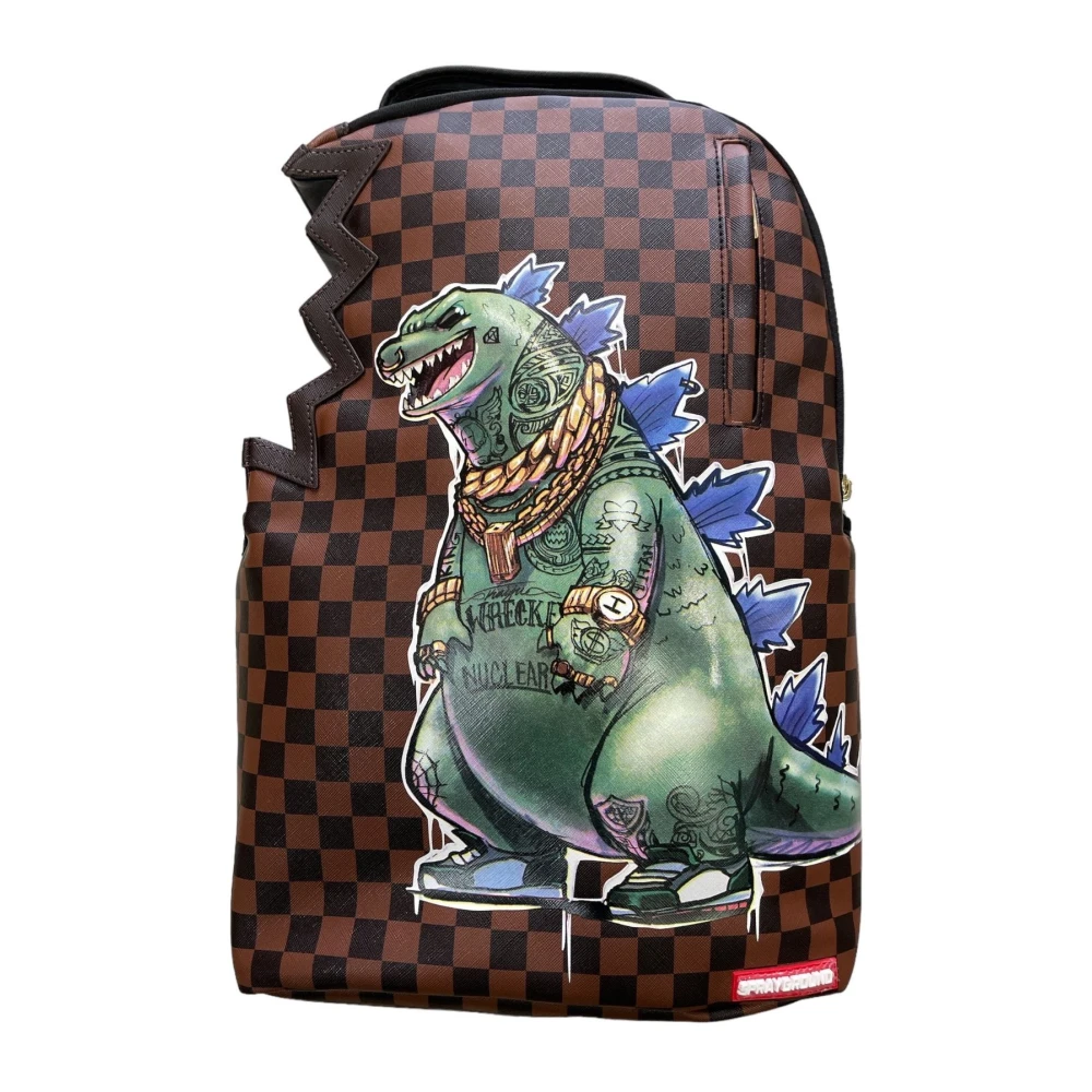 Sprayground Stijlvolle Rugzak voor Stedelijke Avonturen Brown Unisex