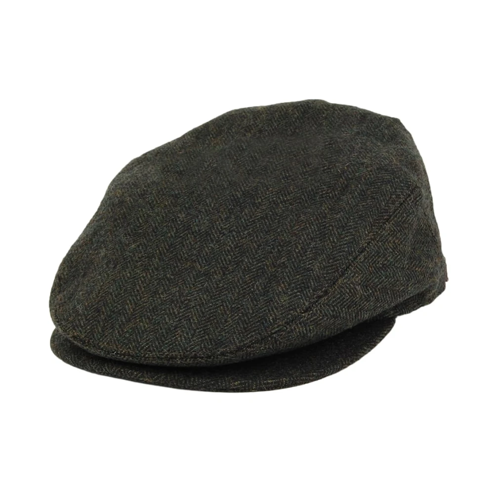 Barbour Cheviot Tweed Opvouwbare Hoed Black Unisex