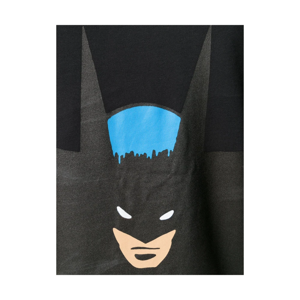 Iceberg Cartoon Print Polo Sweater Black Heren