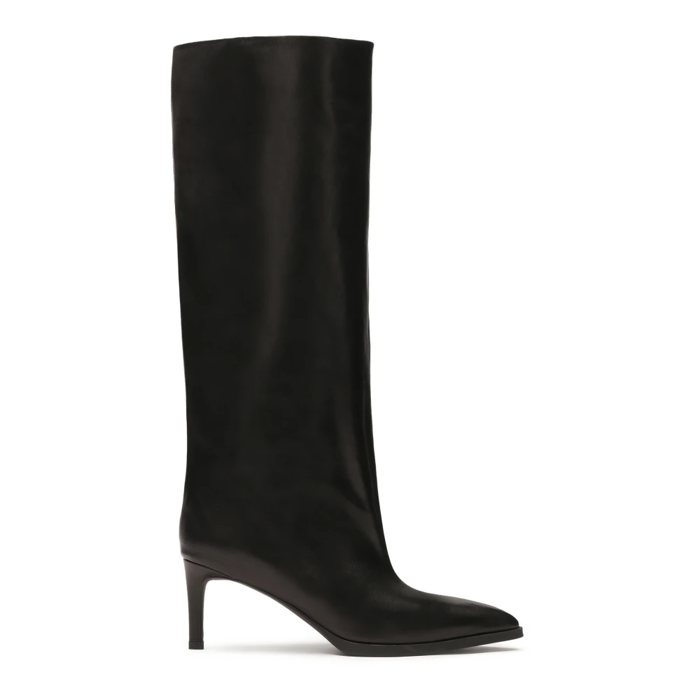 Kazar Svart Slip-On Boots Med Låg Klack