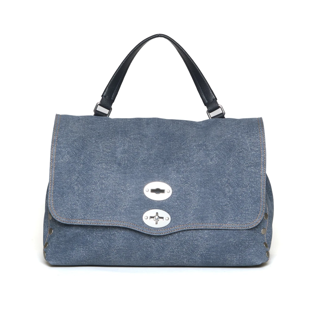 Zanellato Elegante Aqua Handtas Postina M Blue Dames