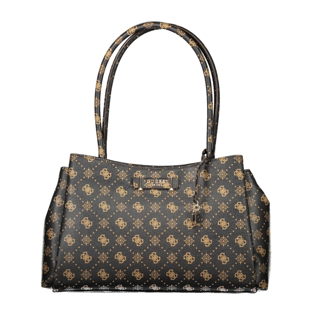 Guess Women's Brown Shoulder Bags, One Size, Carrie Logo Bag