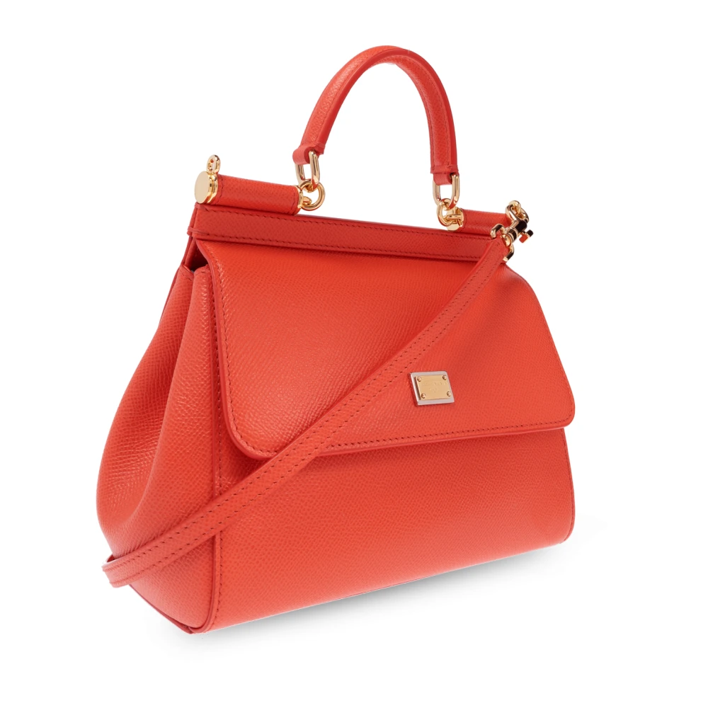 Dolce & Gabbana Sicily Mini schoudertas Orange Dames