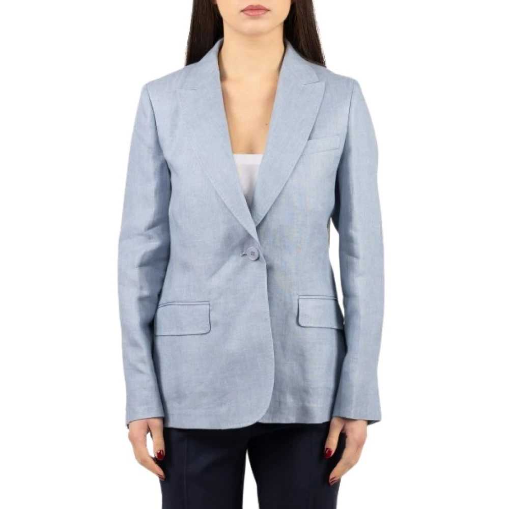 Weekend Max Mara Women's Blue Wkdlamine Blazer - Blazers - Xs - Jackets