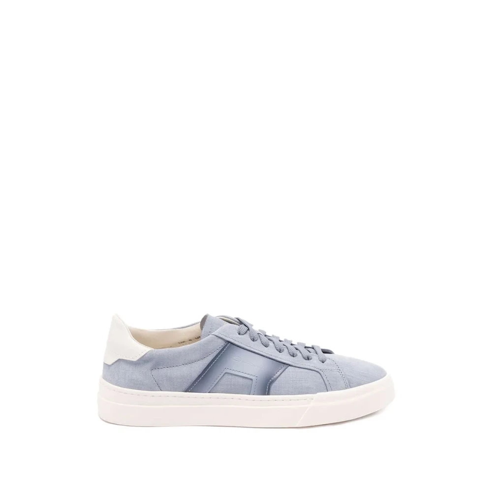 Santoni Lace-up Sneakers Heren Schoenen Blauw