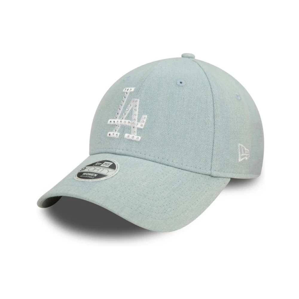 new era Celeste Dodgers Diamante Denim Pet Blue Heren