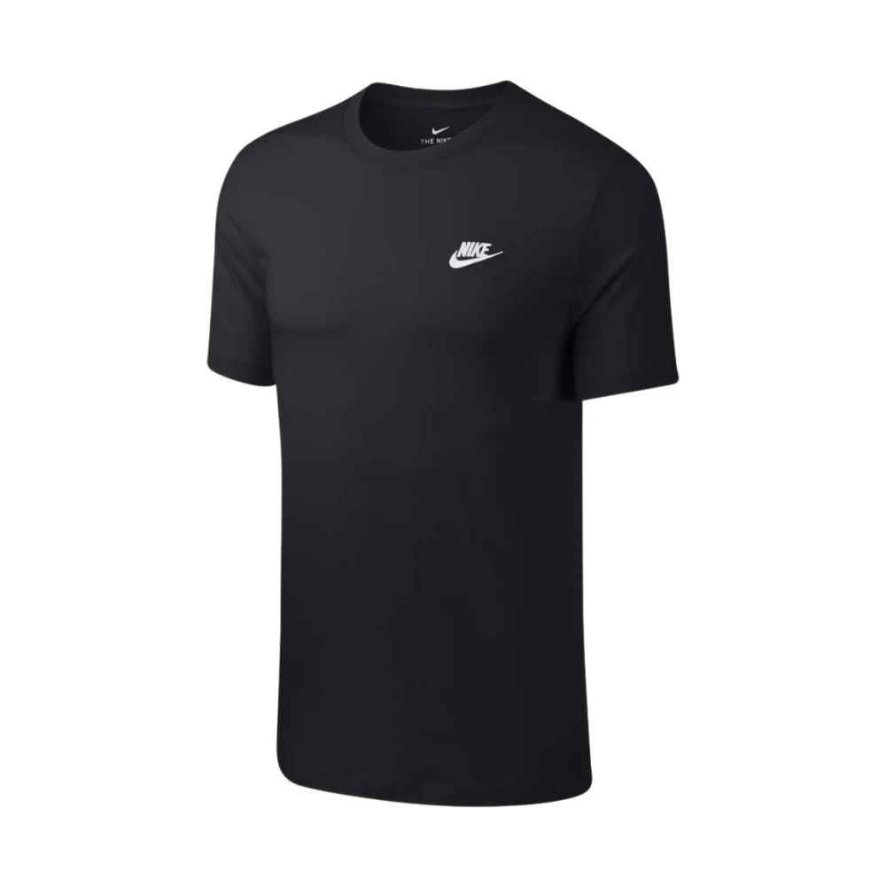 T-Shirt Nike Club Uomo Nero Piccolo - Immagine 3