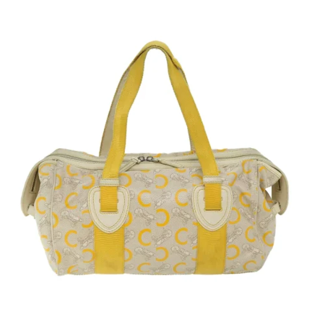 Celine Vintage Pre-owned Canvas totes Beige Dames