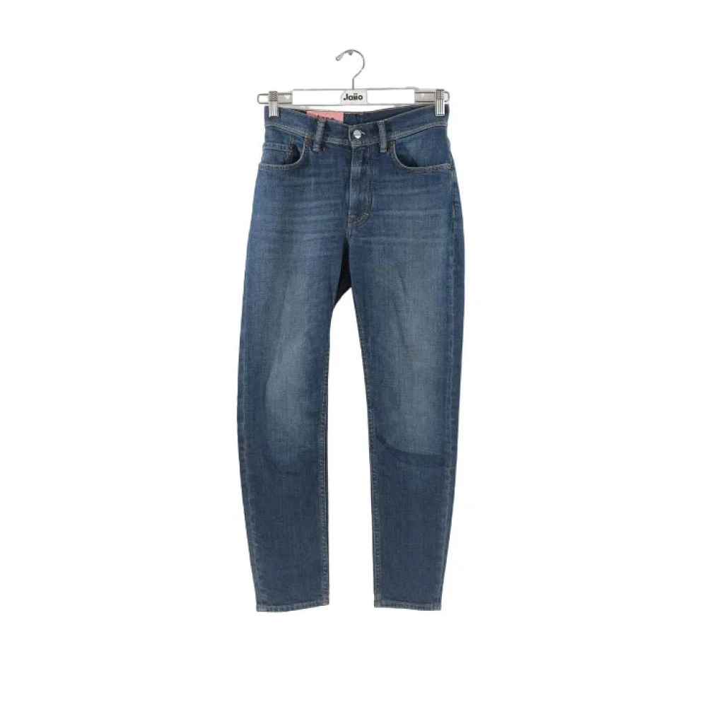 Acne Studios Pre-owned Pre-owned Bomull jeans Blue, Dam