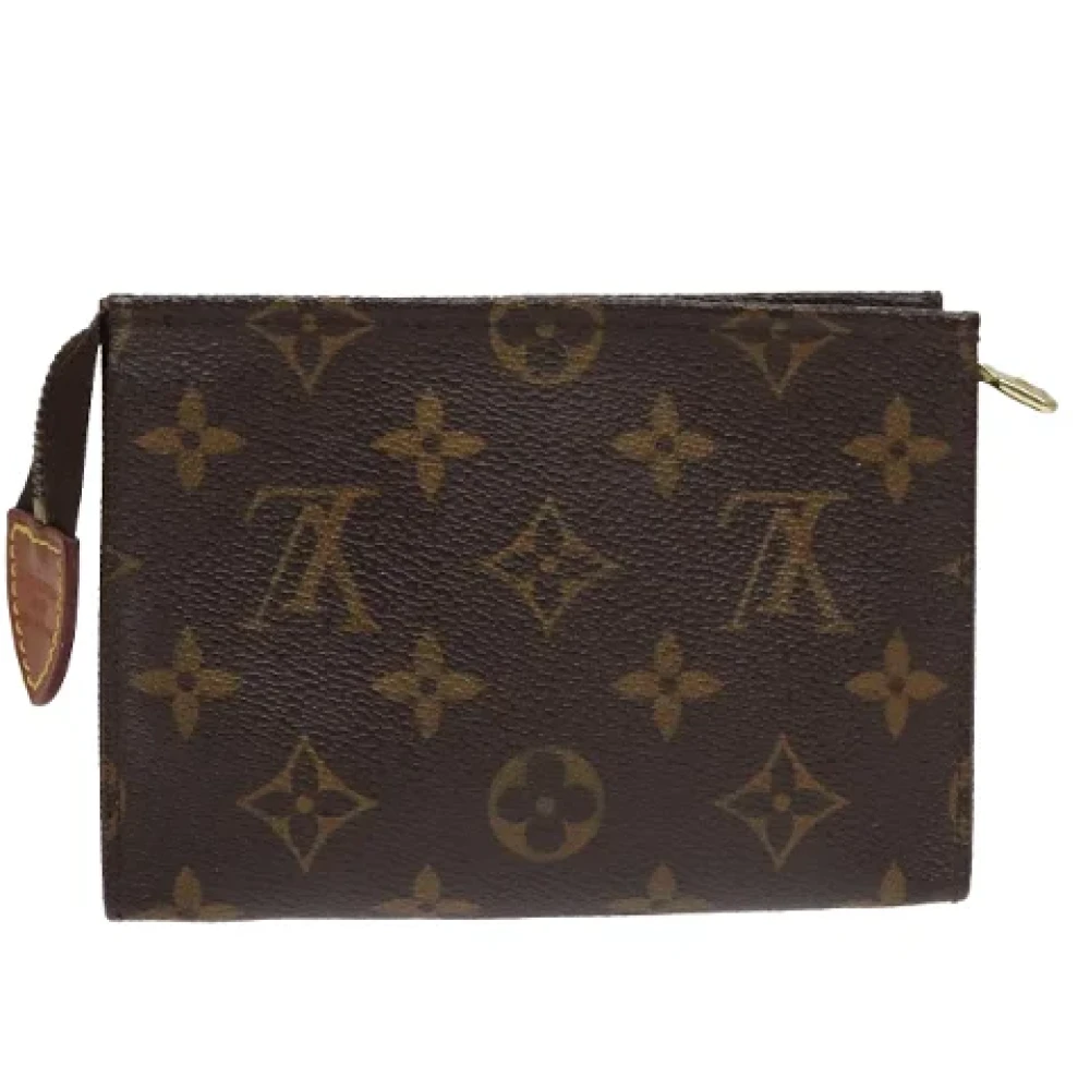 Louis Vuitton Vintage Pre-owned Canvas pouches Brown Dames