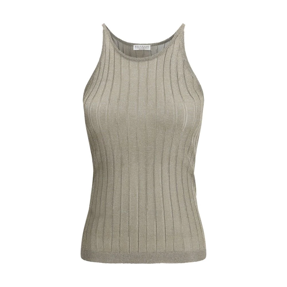 Tops > Sleeveless Tops - - Brunello Cucinelli - Modalova